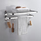 Frendorf | Modernes Badezimmerzubehör Hardware Set Silber Badezimmer Hardware