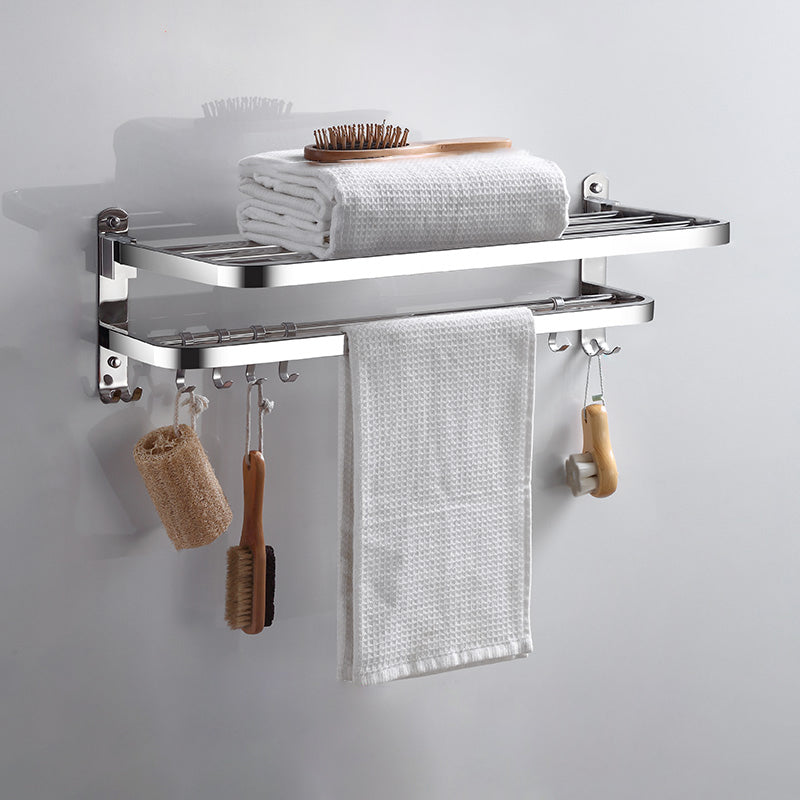 Frendorf | Modernes Badezimmerzubehör Hardware Set Silber Badezimmer Hardware