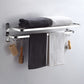 Frendorf | Modernes Badezimmerzubehör Hardware Set Silber Badezimmer Hardware