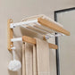 Frendorf | Weißes Metall- und Massivholz-Badezimmer-Zubehör-Hardware-Set