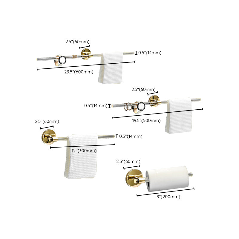 Frendorf | Plastik Moderne Badezimmer Zubehör Hardware Set mit Badregal