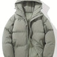 Frendorf | Wind- und wasserdichter Puffer Wintermantel Kapuzenjacke