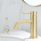 Frendorf | Deck Mounted Roman Tub Faucet Low Arc Tub Faucet Set in Gold