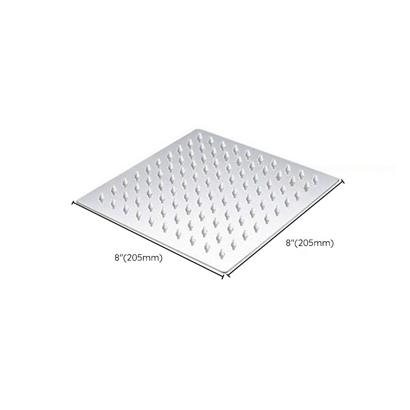Frendorf | Klassischer Dual-Duschkopf Quadrat Großer Duschkopf mit runder Handbrause