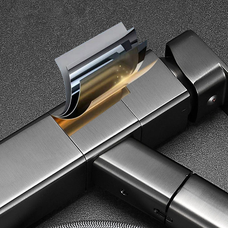 Frendorf | Badezimmer Gefäße Wasserhahn Schwenkauslauf Einhand-Wasserhahn mit Herausziehbarem Sprühkopf