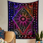 Frendorf Sun Rays Moon Bohemia Wandteppich