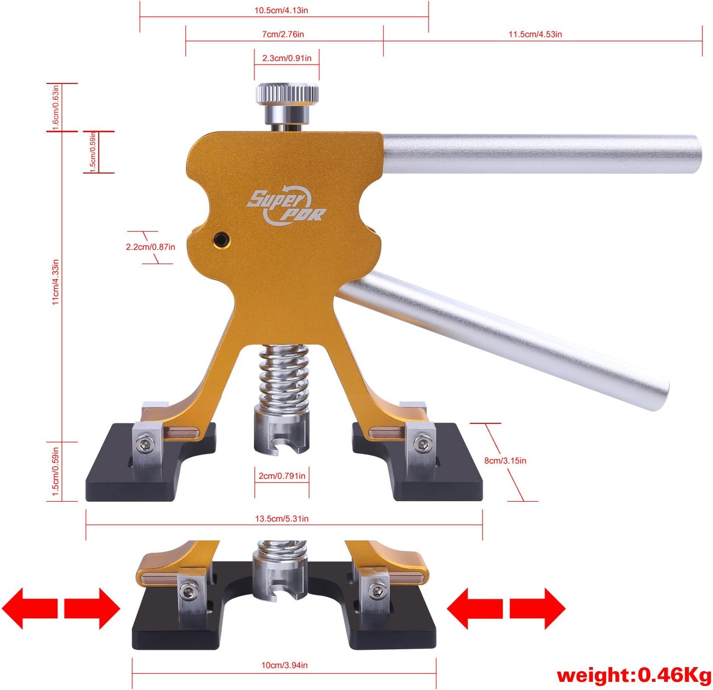 Frendorf | Autokarosserie Ausbeul-Entferner Ausbeul-Reparaturset