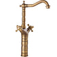 Frendorf | Deck Mounted Copper Roman Tub Faucet Double Handles Roman Tub Faucet Set