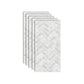 Frendorf | Kunststoff Peel and Stick Wandfliese Wasserdichte Einzelplatte Tapete mit rechteckiger Form