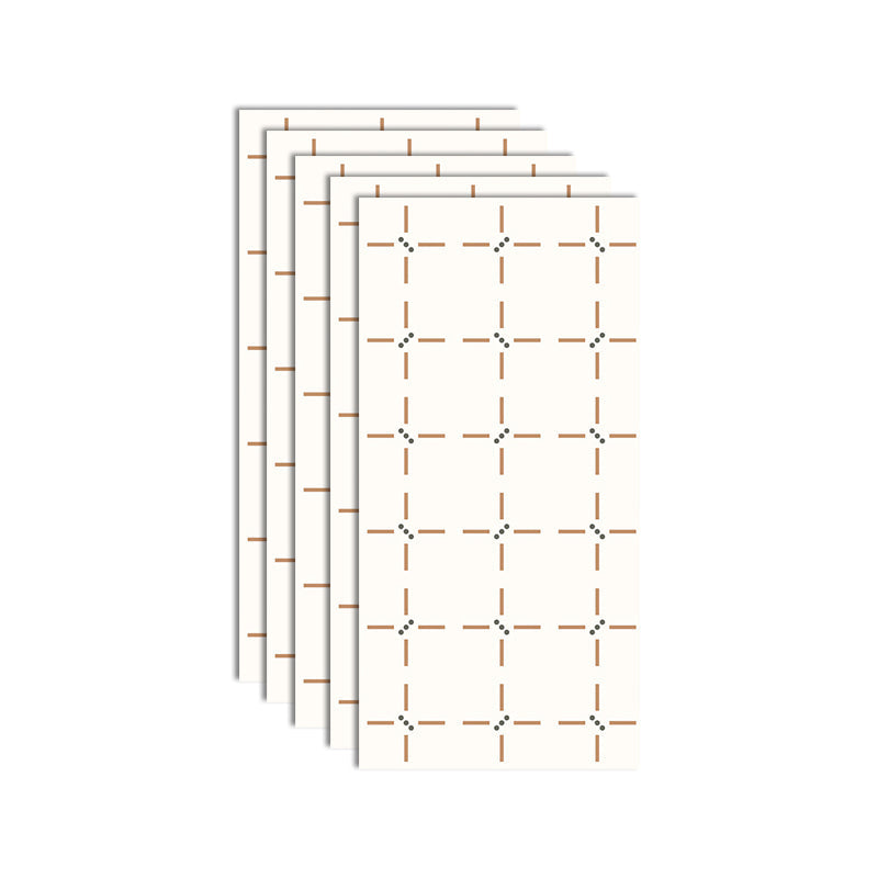 Frendorf | Kunststoff Peel and Stick Wandfliese Wasserdichte Einzelplatte Tapete mit rechteckiger Form