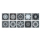 Frendorf | PVC Peel & Stick Mosaikfliese Quadrat Mosaikfliesen Tapete mit wasserdicht