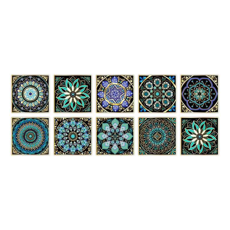 Frendorf | PVC Peel & Stick Mosaikfliese Quadrat Mosaikfliesen Tapete mit wasserdicht