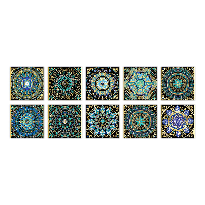 Frendorf | PVC Peel & Stick Mosaikfliese Quadrat Mosaikfliesen Tapete mit wasserdicht