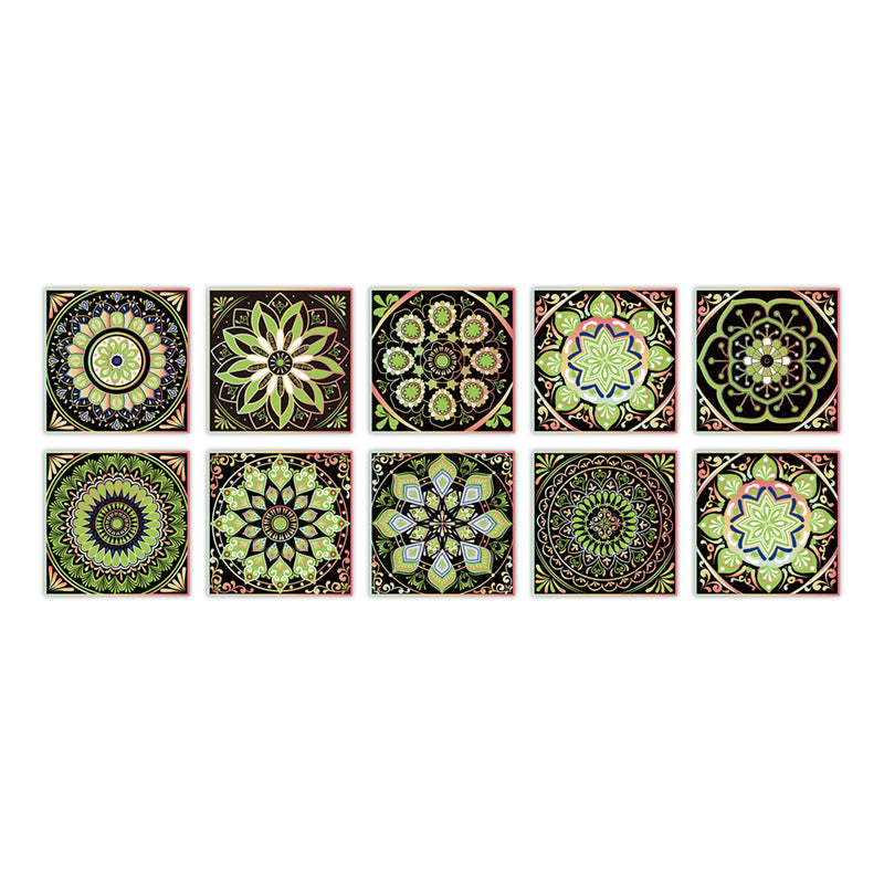 Frendorf | PVC Peel & Stick Mosaikfliese Quadrat Mosaikfliesen Tapete mit wasserdicht