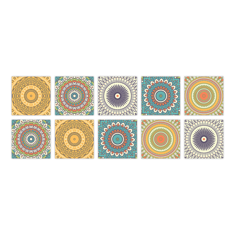 Frendorf | PVC Peel & Stick Mosaikfliese Quadrat Mosaikfliesen Tapete mit wasserdicht