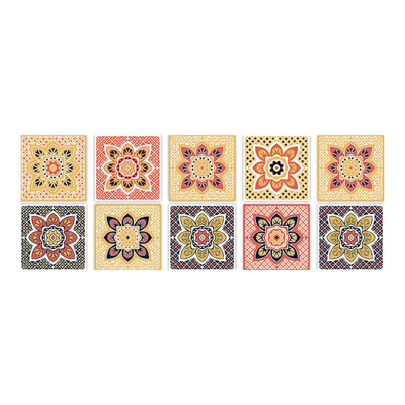 Frendorf | Quadratische Peel & Stick Mosaikfliese PVC Wasserdichte Mosaikfliesen Tapete