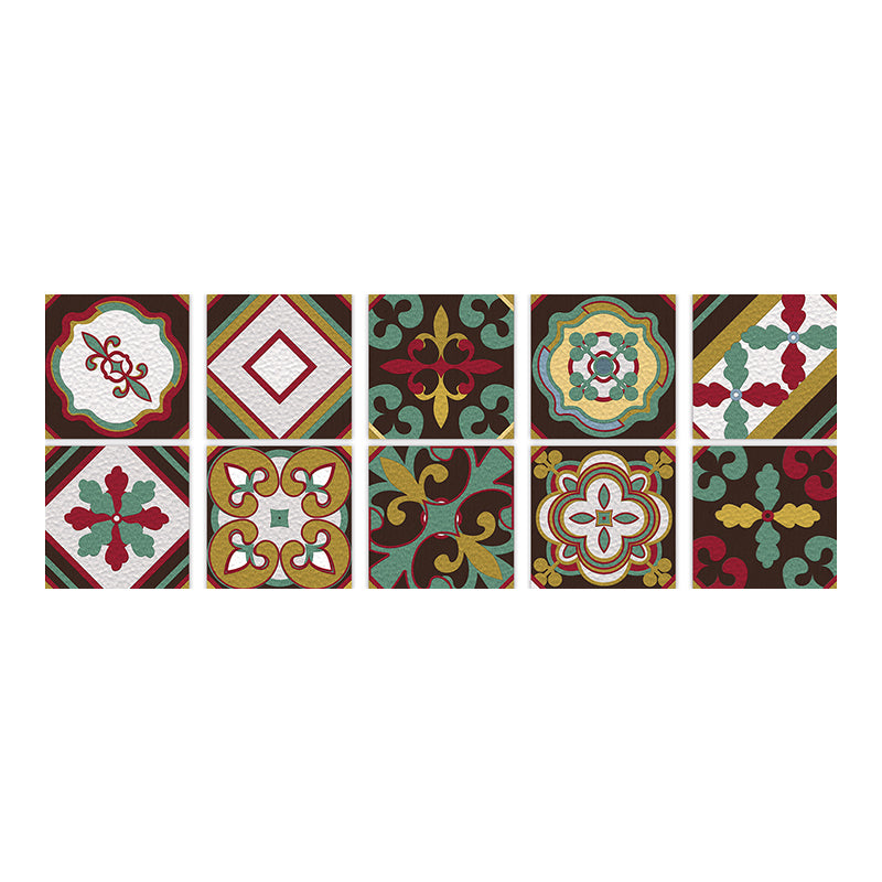 Frendorf | Quadratische Peel & Stick Mosaikfliese PVC Wasserdichte Mosaikfliesen Tapete