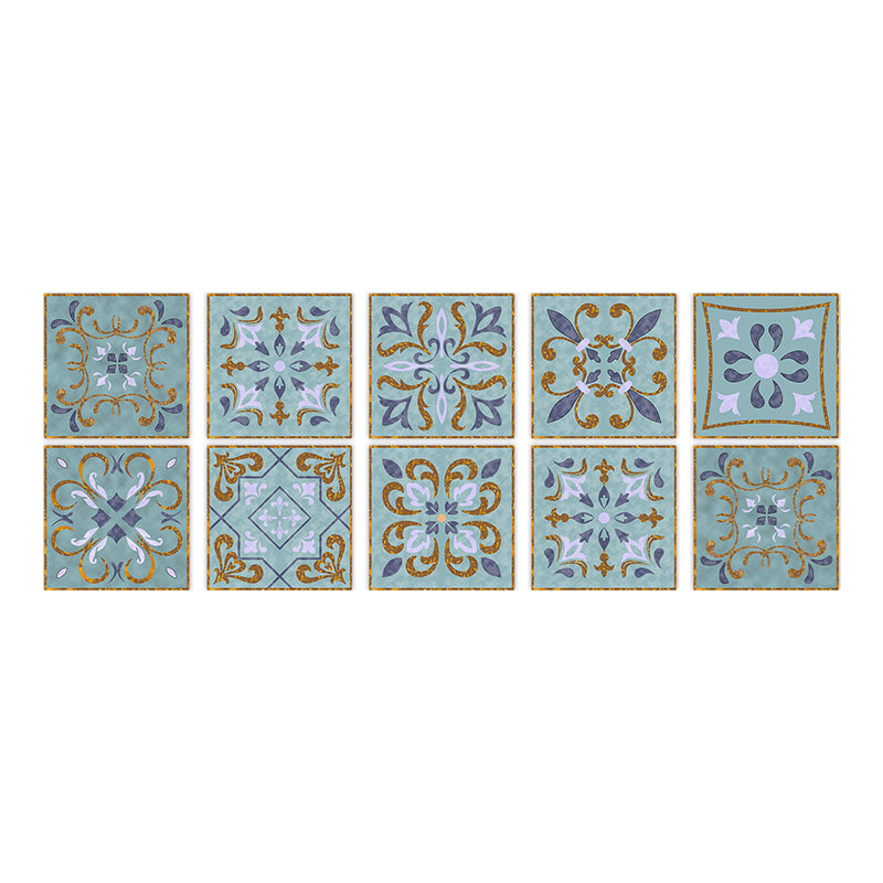 Frendorf | Quadratische Peel & Stick Mosaikfliese PVC Wasserdichte Mosaikfliesen Tapete