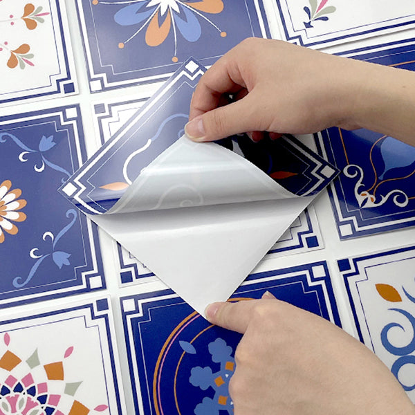 Frendorf | Quadratische Peel & Stick Mosaikfliese PVC Wasserdichte Mosaikfliesen Tapete