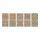 Frendorf | Quadratische Peel & Stick Mosaikfliese PVC Wasserdichte Mosaikfliesen Tapete