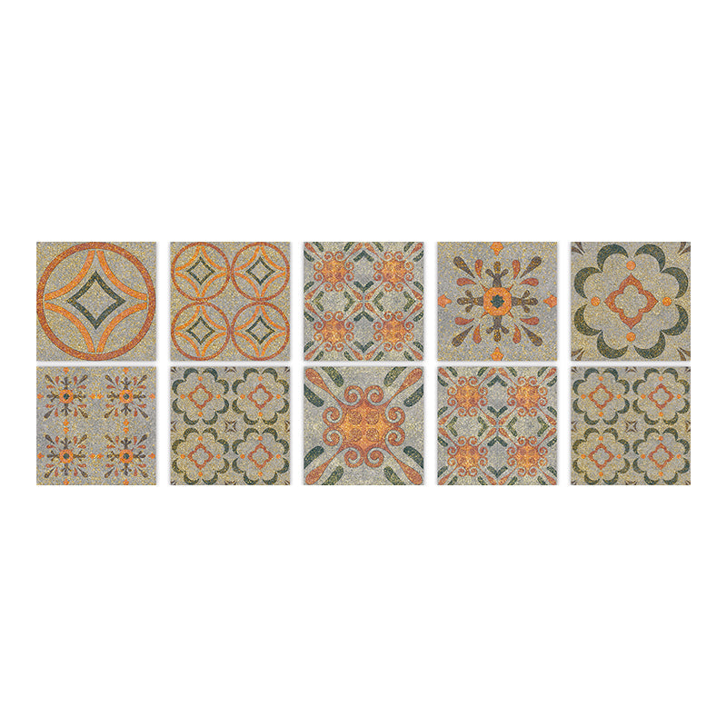 Frendorf | Quadratische Peel & Stick Mosaikfliese PVC Wasserdichte Mosaikfliesen Tapete