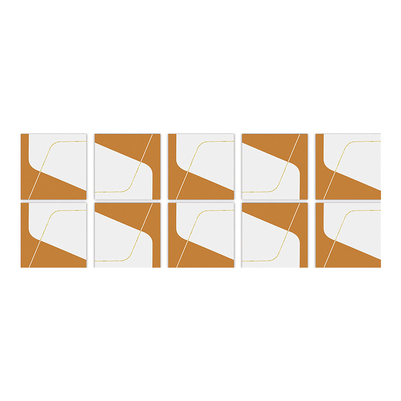 Frendorf | Quadratische Peel & Stick Mosaikfliese PVC Wasserdichte Mosaikfliesen Tapete