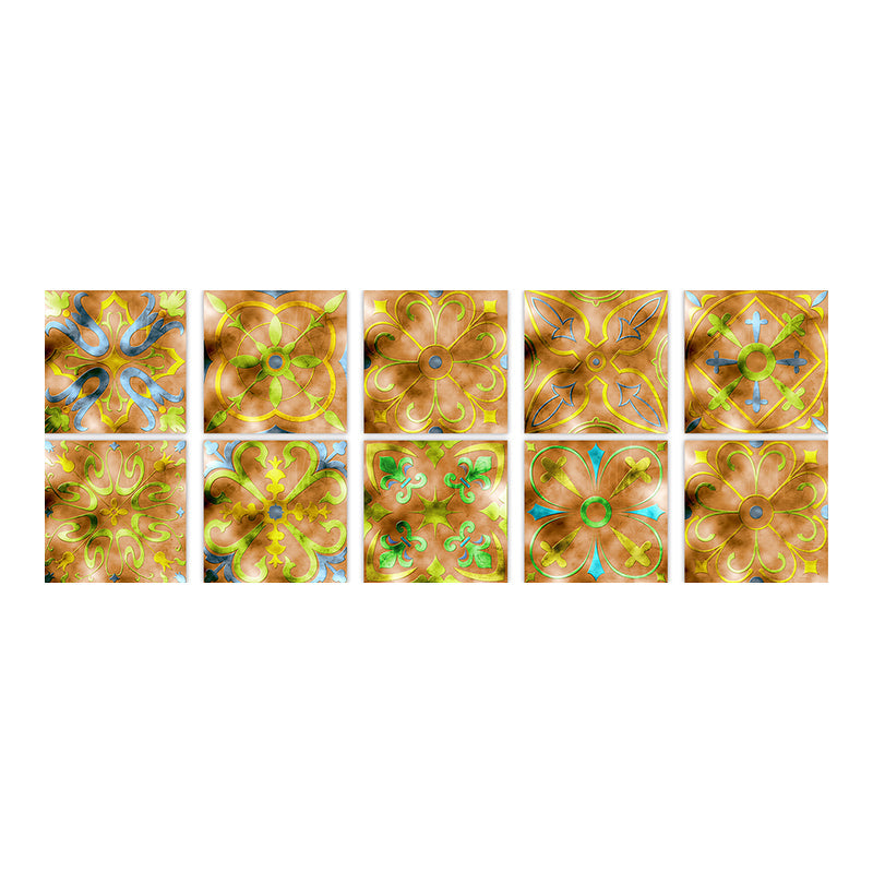 Frendorf | Quadratische Peel & Stick Mosaikfliese PVC Wasserdichte Mosaikfliesen Tapete