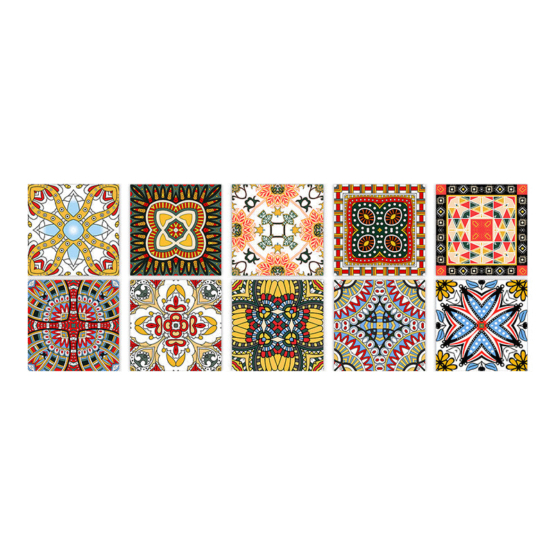 Frendorf | Quadratische Peel & Stick Mosaikfliese PVC Wasserdichte Mosaikfliesen Tapete
