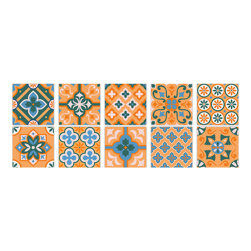 Frendorf | Quadratische Peel & Stick Mosaikfliese PVC Wasserdichte Mosaikfliesen Tapete
