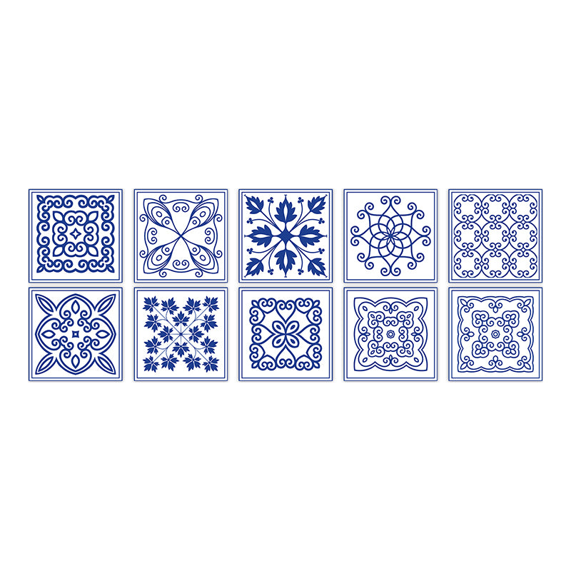 Frendorf | Quadratische Peel & Stick Mosaikfliese PVC Wasserdichte Mosaikfliesen Tapete