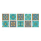 Frendorf | Quadratische Peel & Stick Mosaikfliese PVC Wasserdichte Mosaikfliesen Tapete