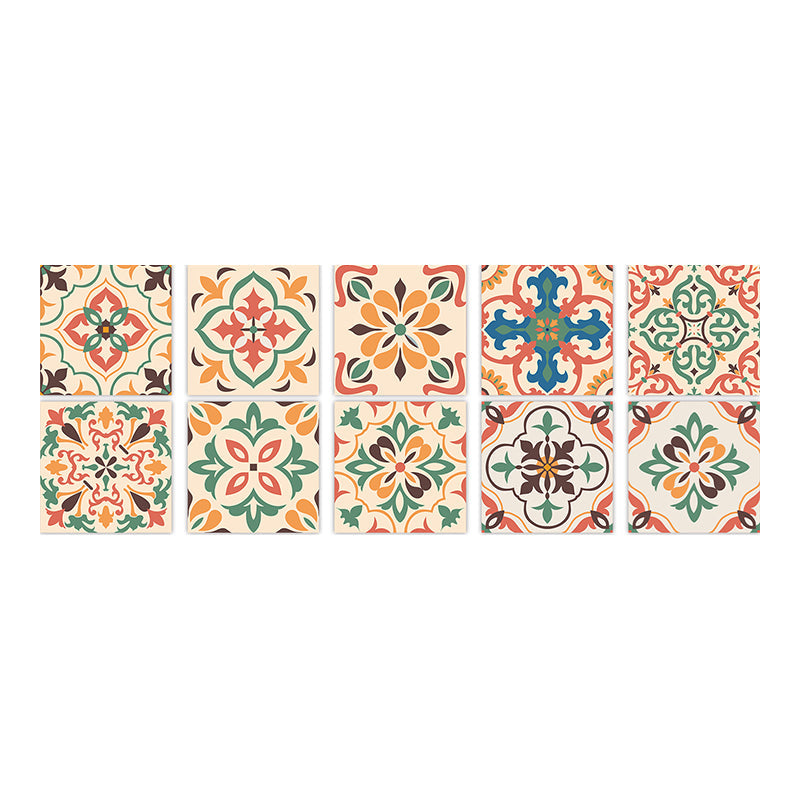 Frendorf | Quadratische Peel & Stick Mosaikfliese PVC Wasserdichte Mosaikfliesen Tapete