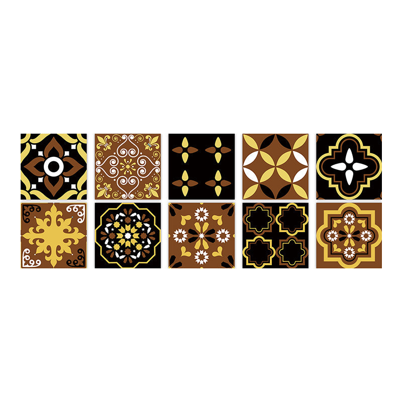Frendorf | Quadratische Peel & Stick Mosaikfliese PVC Wasserdichte Mosaikfliesen Tapete