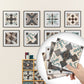 Frendorf | Quadratische Peel & Stick Mosaikfliesen PVC Mosaikfliesen Tapete mit wasserdicht