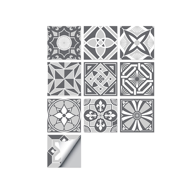 Frendorf | Quadratische Peel & Stick Mosaikfliesen PVC Mosaikfliesen Tapete mit wasserdicht