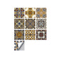 Frendorf | Quadratische Peel & Stick Mosaikfliesen PVC Mosaikfliesen Tapete mit wasserdicht