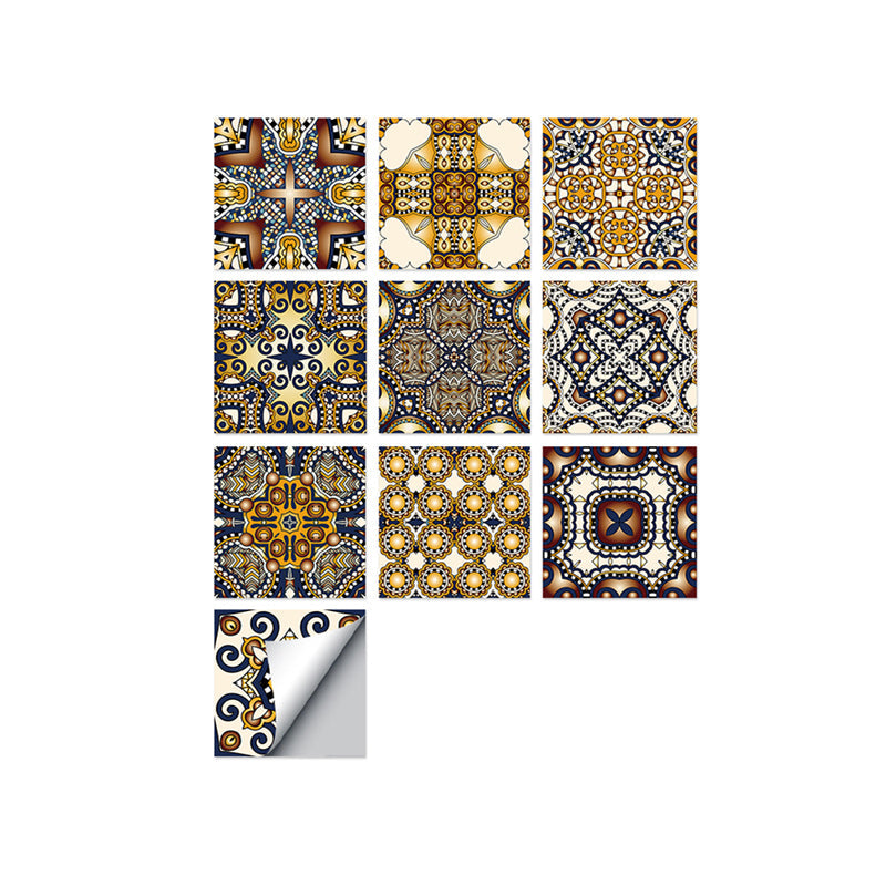 Frendorf | Quadratische Peel & Stick Mosaikfliesen PVC Mosaikfliesen Tapete mit wasserdicht