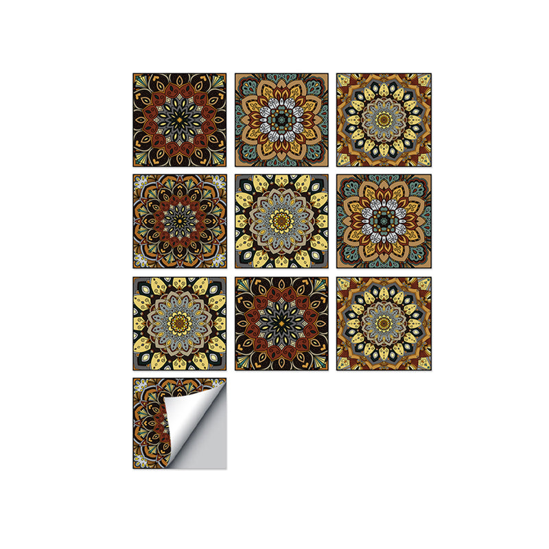 Frendorf | Quadratische Peel & Stick Mosaikfliesen PVC Mosaikfliesen Tapete mit wasserdicht