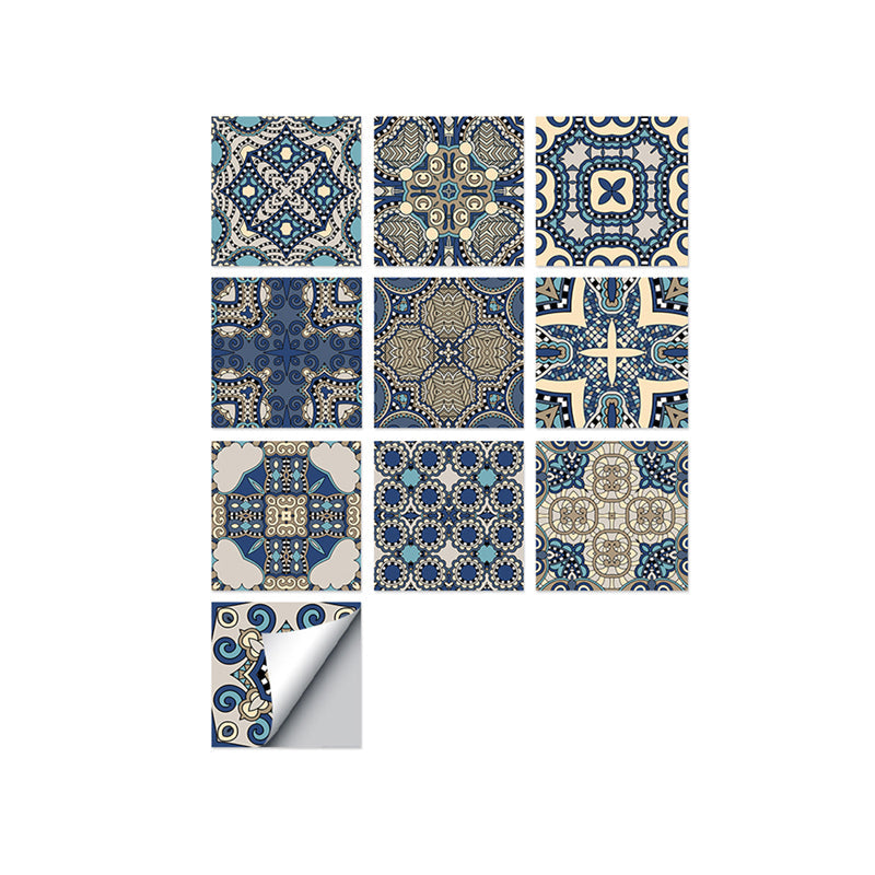 Frendorf | Quadratische Peel & Stick Mosaikfliesen PVC Mosaikfliesen Tapete mit wasserdicht