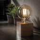 Frendorf | RustikBloc Industrielle Tischlampe | Retro Design | Perfekte Beleuchtung für Schreibtisch & Wohnzimmer | In Bronze, Schwarz & Kupfer erhältlich