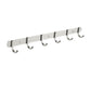 Frendorf | 7-teiliges Badezimmer-Zubehör-Set Modernes Aluminium-Badezimmer-Set in Silber