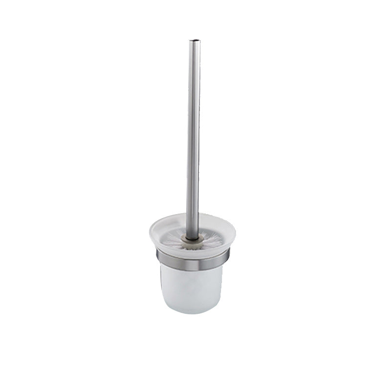 Frendorf | 7-teiliges Badezimmer-Zubehör-Set Modernes Aluminium-Badezimmer-Set in Silber