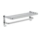 Frendorf | 7-teiliges Badezimmer-Zubehör-Set Modernes Aluminium-Badezimmer-Set in Silber