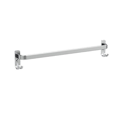Frendorf | 7-teiliges Badezimmer-Zubehör-Set Modernes Aluminium-Badezimmer-Set in Silber