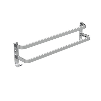 Frendorf | 7-teiliges Badezimmer-Zubehör-Set Modernes Aluminium-Badezimmer-Set in Silber