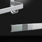 Frendorf | 7-teiliges Badezimmer-Zubehör-Set Modernes Aluminium-Badezimmer-Set in Silber