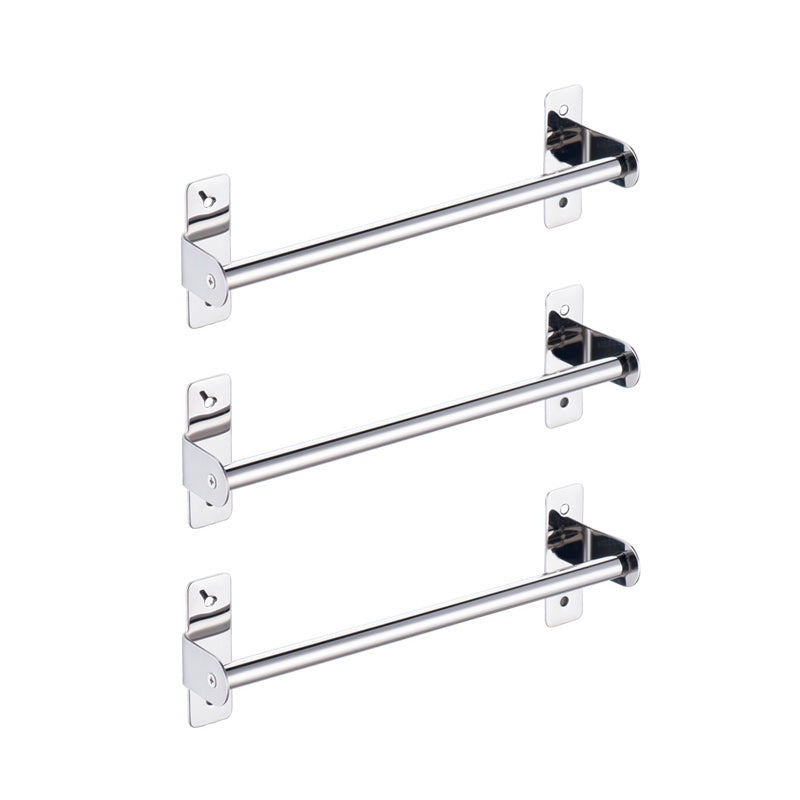 Frendorf | 3-teiliges Edelstahl-Badezimmer-Accessoire-Set Modernes Chrom-Objektständer