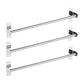 Frendorf | 3-teiliges Edelstahl-Badezimmer-Accessoire-Set Modernes Chrom-Objektständer