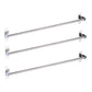 Frendorf | 3-teiliges Edelstahl-Badezimmer-Accessoire-Set Modernes Chrom-Objektständer