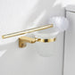 Frendorf | 2-teiliges Metall-Badaccessoire-Set Traditionelle WC-Bürste und Halter-Set
